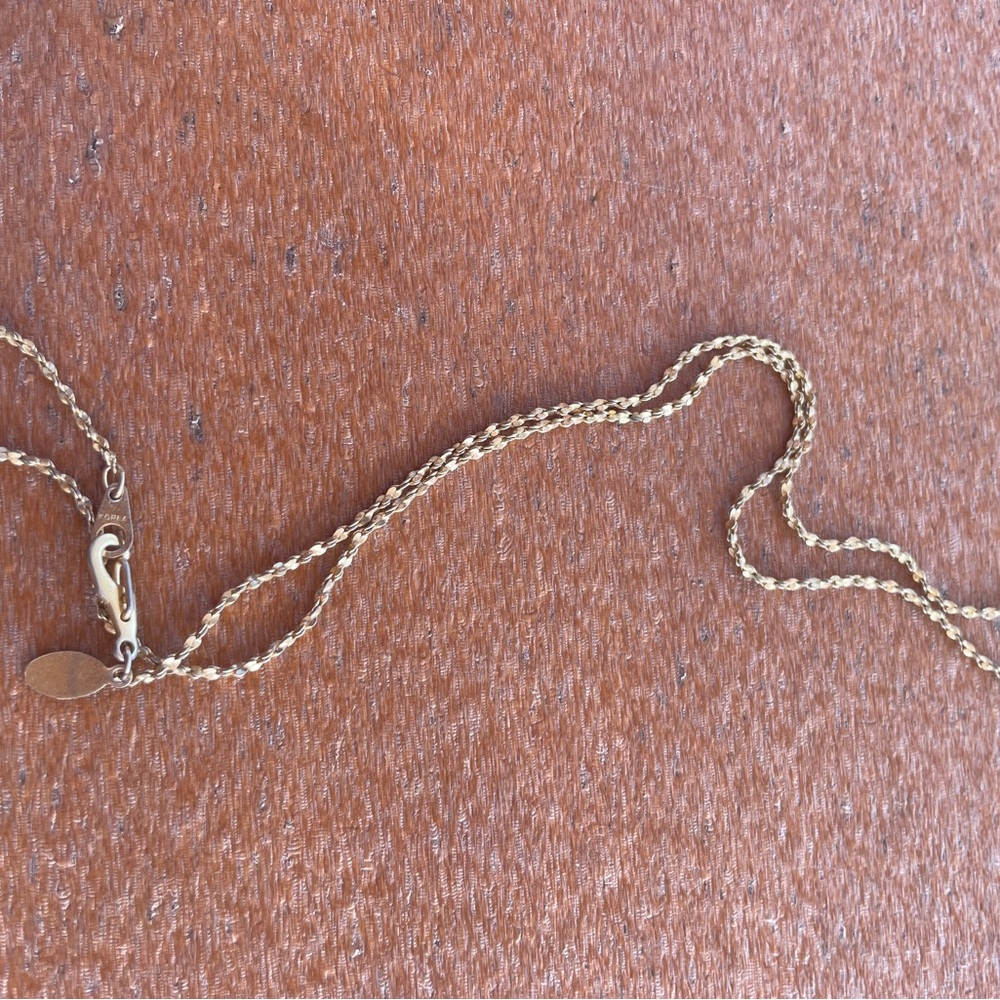 Gold Tone Korea Rope Necklace